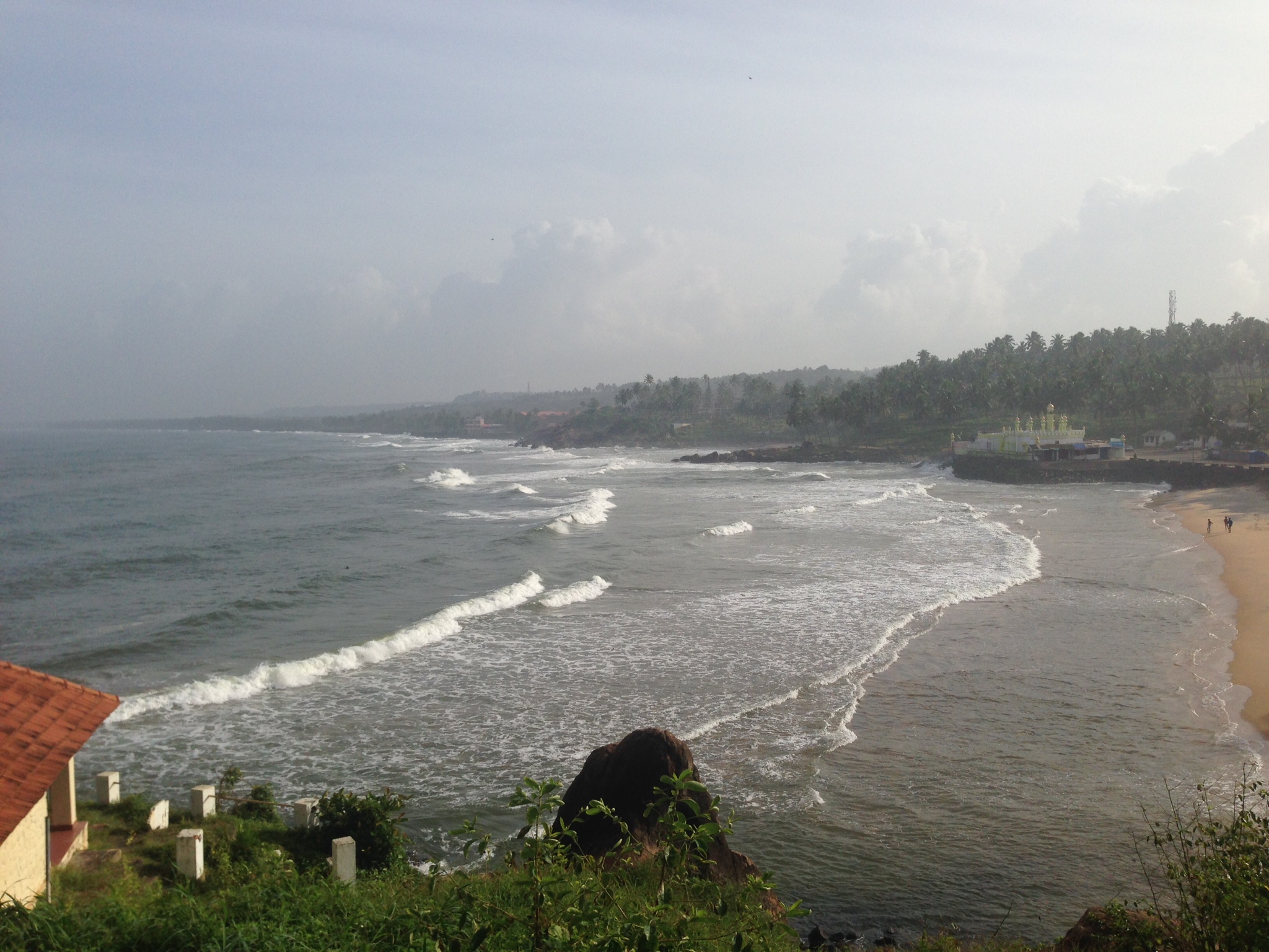 My view - note the Temple across the bay - they pray at 5 am - on loudspeakers